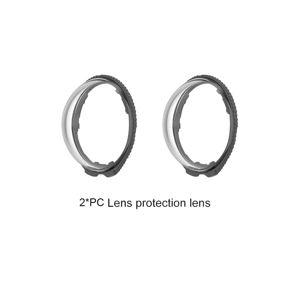PC Lens Guard Cap Cover For Insta360 X4 Air Screen Protector Tempered Glass Film Protective Kit 360°Video Camera Accessories