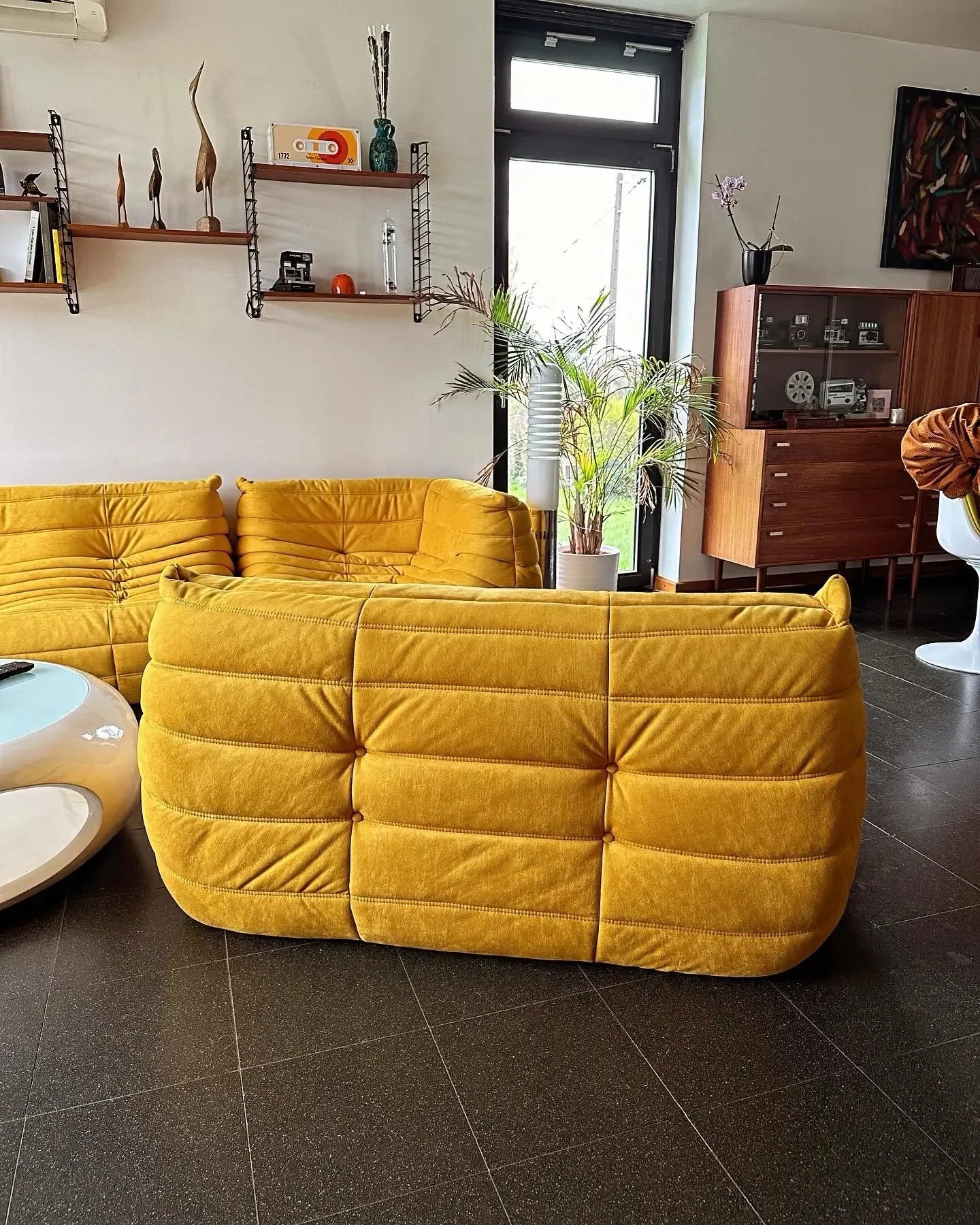 Caterpillar Single Sofa Lazy Couch Tatami Living Room Bedroom Lovely Leisure Single Chair Reading Chair Balcony Rocking Chair
