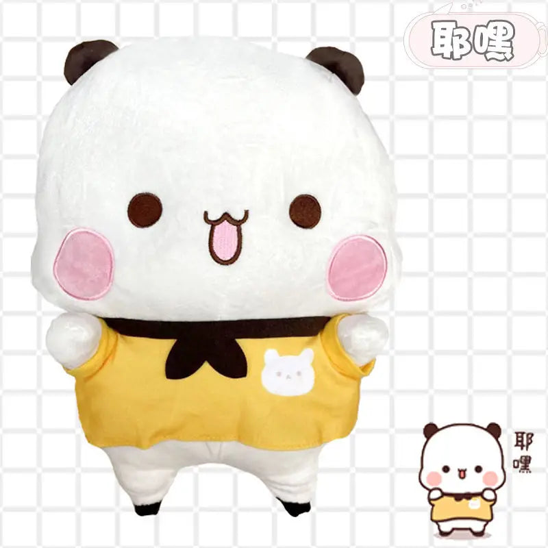 New Bubu And Dudu Panda Plush Cute Cartoon Panda Bear Doll Kawaii Stuffed Soft Pillow Toy Children'S Day Gifts For Kids