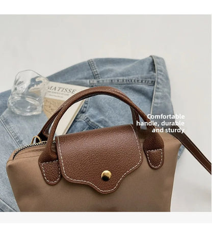 Retro Casual Fashion Ladies Shoulder Bag Stylish Trendy Crossbody Bag Quality Small Square Bag Urban Minimalist Style Polyest...