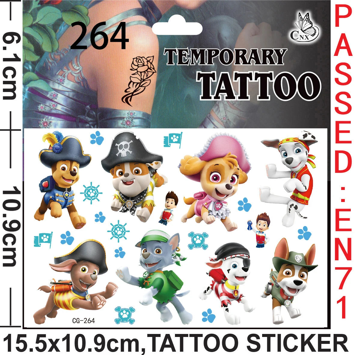 Paw Patrol Party Favors Slap Bracelet Stamps Keychains Gift Bag Stickers Birthday Party Decoration Christmas Stocking Fillers