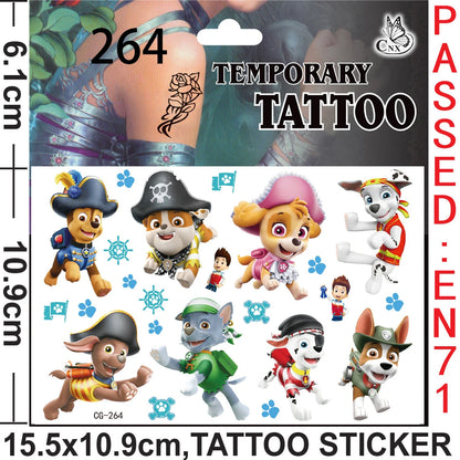 Paw Patrol Party Favors Slap Bracelet Stamps Keychains Gift Bag Stickers Birthday Party Decoration Christmas Stocking Fillers
