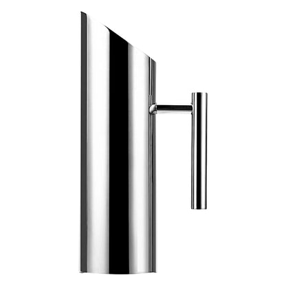 1/2L Kitchen Cold Wine Pitcher Stainless Steel Wine Juice Water Jug Ice Cold Freeze Water Pot Kettle for Restaurant Cafe Mix Bar