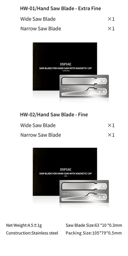 DSPIAE AT-HW Aluminium Hands Saw Military Model Making Tool Assembly Retrofit Gundam Hobby DIY