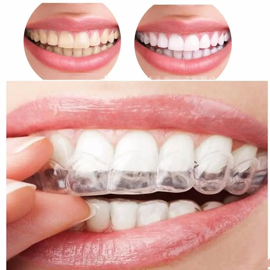 1-6Pairs Anti Snoring Bruxism Sleeping Mouth Guard Tray Stop Teeth Grinding Sleep Aid Night Guard Gum Shield Mouth Health Care