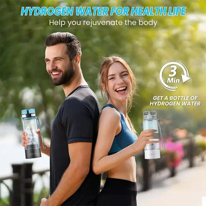 New hydrogen water bottle rich hydrogen water generator+complimentary adapterPackage style