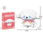 SpongeBob SquarePants Toy Sanrio Kuromi Building Blocks Patrick Star Figure Hello Kitty Cartoon Character Toy For Children Gifts