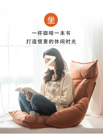 New Human Kennel Lazy Sofa Japanese Tatami Bay Window Chair Bed Back Chair Foldable Dormitory Waist Armrest