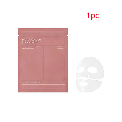 1/2/5pcs Bio-Collagen face Mask Hydrating Overnight Hydrogel Moisturizing Facial Mask VC Whitening Anti aging Skincare