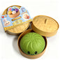 Colorful Dumpling Squishes Stress Balls Fidget Sensory Toys Simulation Food Squishies Bun with Steamer Squeeze Dough Ball Gifts