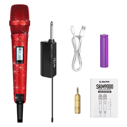Diamond Wireless Microphone G-MARK SKM9000 Handheld Mic Concerts For Party School Teaching Wedding Stable Audio Transmission