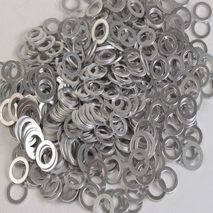 20/50Pcs Aluminum O-Ring Washer Gasket Plain Washer M4 M5 M6 M8 M10 M12 M14 M16 M20 M22 M24 M26 for Sump Plugs Oil Fasteners Kit