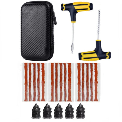 Motorcycle Tire Repair Kit - Professional Emergency Puncture Fix for Motorcycle and Car Tires