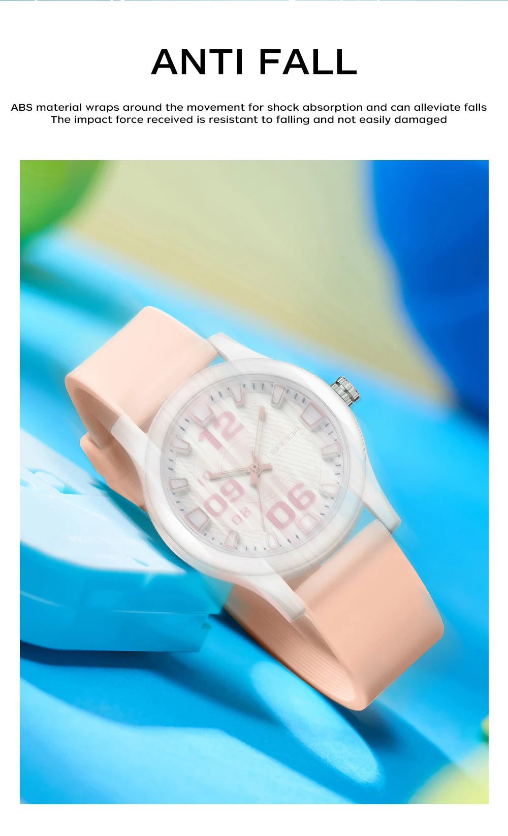 SANDA 3252 Fashion Simple Student Quartz Watch Popular Style Waterproof Suitable For sports And Life And It Is a Gift For Friend
