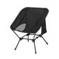 Lightweight Iron Tube Moon Chair, Square Four-Corner Foldable Camping Stool for Beach Fishing Outdoor Use