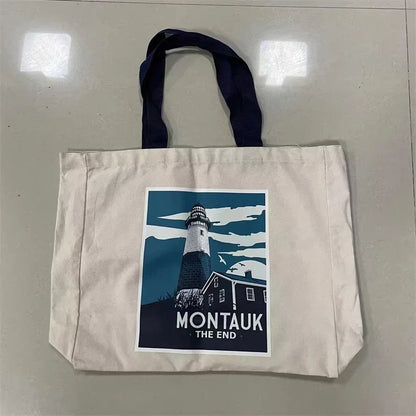 100pcs/lot Custom Canvas Tote Bag with Logo Small Batch Wholesale Reusable Cotton Shopping Bag
