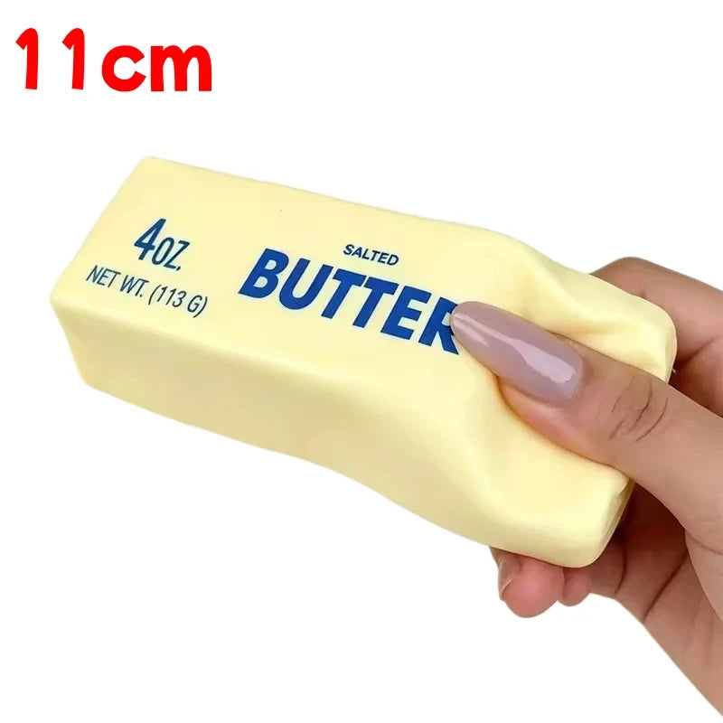 14/24cm Squishy Butter Stick Fidget Toy Sticky Butter Stick Slow Rebound Stress Ball Adults Squeeze Toy Anti-stress Sensory Toy