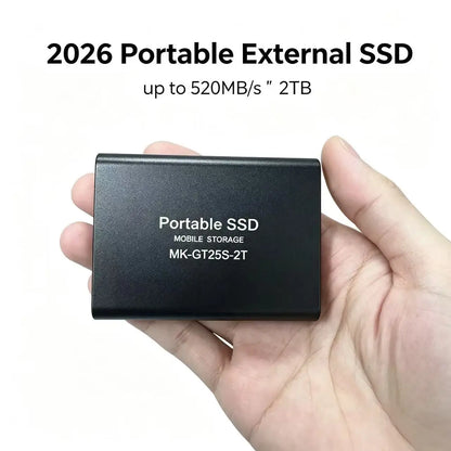 Przenośny dysk SSD (1TB), szybki zewnętrzny dysk twardy (2TB/4TB), dysk twardy USB 3.2, dysk półprzewodnikowy o dużej pojemności 16TB