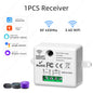Tuya WiFi Smart Switch RF 433Mhz Wireless Switch 86 Wall Panel Mini Relay Module Smart Home Gadgets Voice for Alice Alexa Google