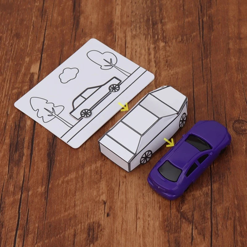 Magic Tricks Toy Street Magic Show Magic Props Appearing Car By Hyde Ren Magic Tricks Funny Card To Paper Car Illusion Box