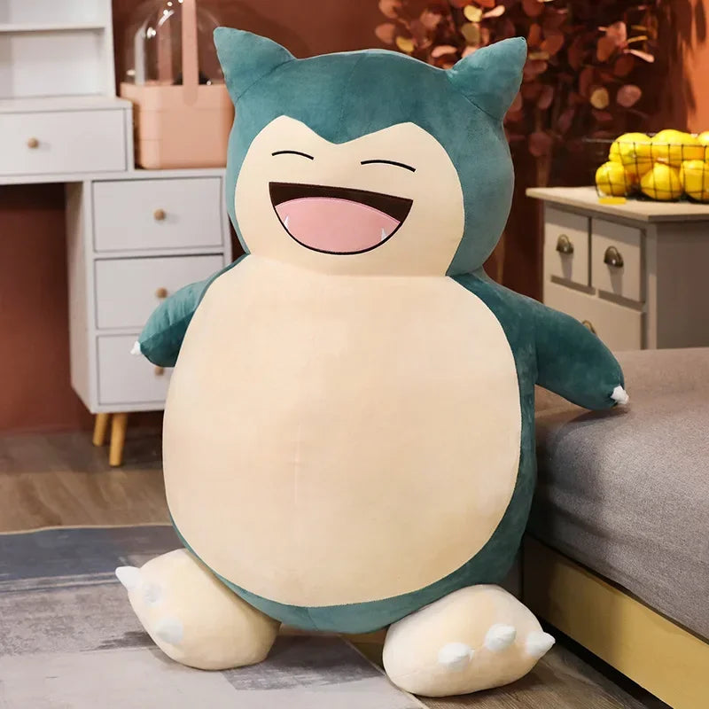 200cm Giant Snorlax Plush Pokemon Plush Toys Kawaii Soft Snorlax Leather Shell Plushie NO Filling Pillow Gifts for Boys Girls