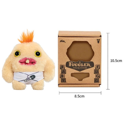 Baby Fugg Fuggler Monster Plush Doll  Original Rabid Rabbit Funny Ugly Hedge Grog Screech Wide-Eyed Teeth Monster With Box