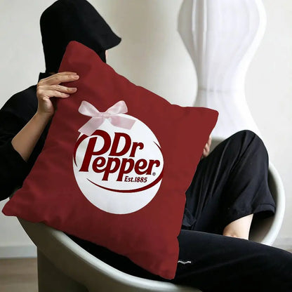 classic beverage brand Dr Pepper Pillow Anime Pillow Sofa Bed Head Pillow Cover Cushion Cover 45x45 cm Fashion