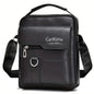Sleek Multi-color Faux Leather Crossbody Bag Adjustable-strap Lightweight for Daily Commute Casual Stylish Functional Men’s Bag