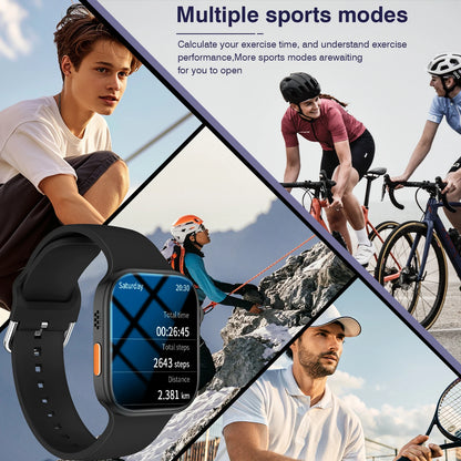 2.02 Inch HD Smartwatch, 1 Count Fashionable Smartwatch with BT Calling & Check Weather, Sports Tracking Smartwatch for Android