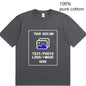 Custom-Made Men's T-Shirts Are Suitable for Team Gatherings, Gyms, and Sports Cotton Round-Neck Short-Sleeved Shirts