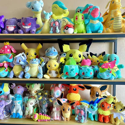 20cm Pokemon Mimikyu Blastoise Charizard Plush Toy Cute Chespin Chimchar Ursaring Doll Cartoon Horsea Seel Gifts for Children