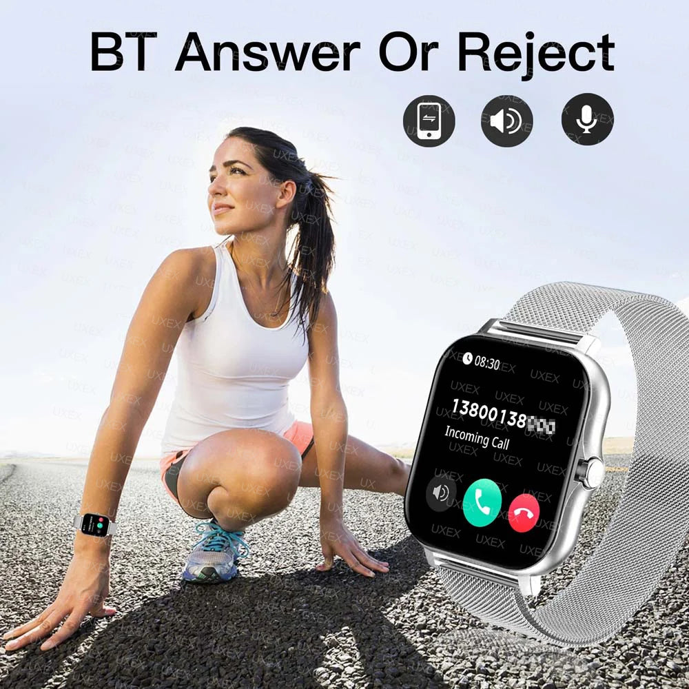 Classic New Smart Watch for Men Women Gift Full Touch Screen Sport Fitness Watch Bluetooth Call Digital Smartwatch Multifunction