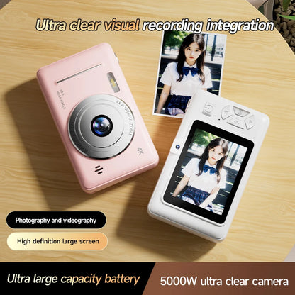 Xiaomi Retro 4K CCD Camera 50MP Auto Focus Dual Flash 8x Zoom Portable Student Vlog Camera for Beginners Travel Gift Photography