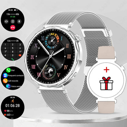 LIGE 2025 Smart Watch Women Full Circle Touch Screen Bluetooth Call Men Smartwatch Waterproof Sport Activity Fitness Watch Women