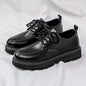 Men's Casual Loafers Black Fashionable Dress Shoes Elegant Formal Footwear Comfortable Slip-On Footgear