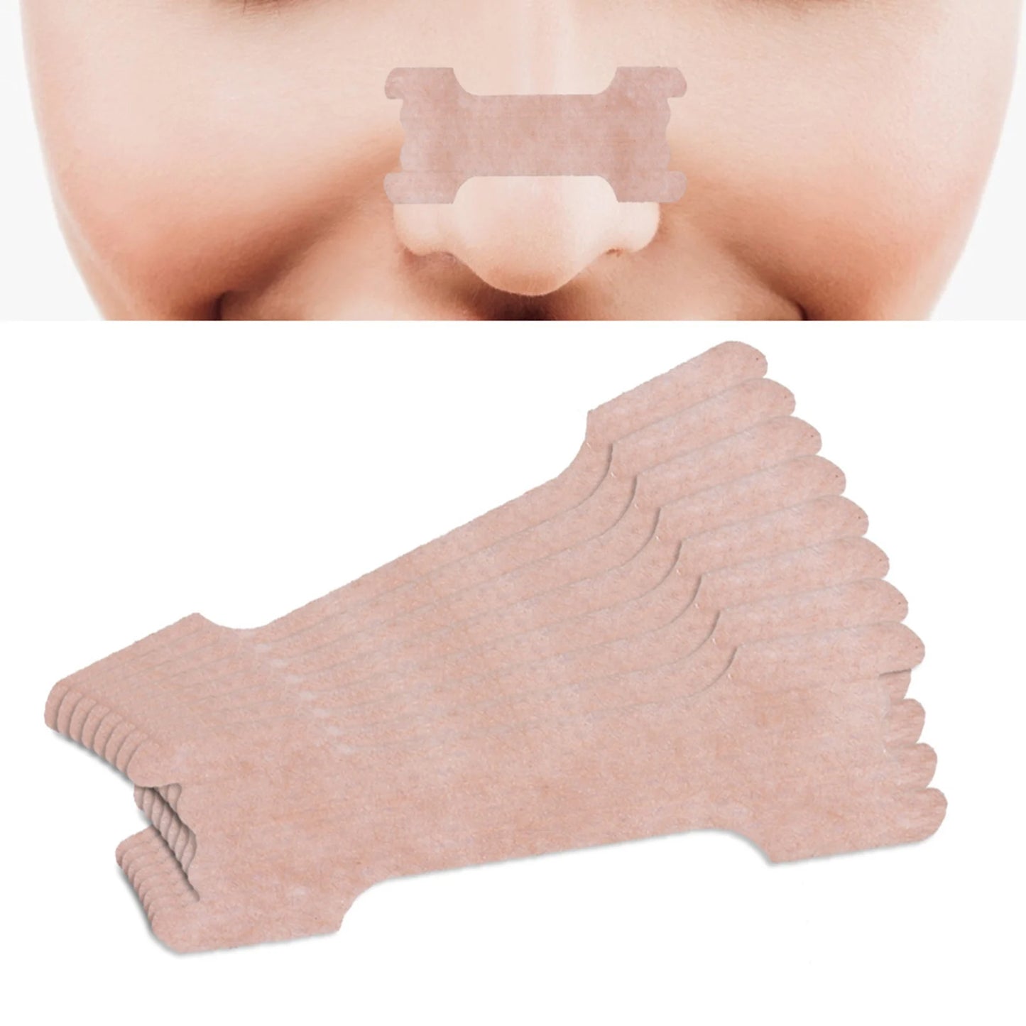 100pcs Breath Nasal Strips Right Aid Stop Snoring Nose Patch Good Healthy Sleeping Patch Product Easier Breath Sleep Aid Decive