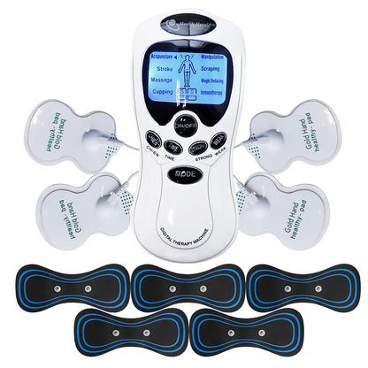Electric Tens Unit Massager Muscle Digital Massage Electric Body LCD Display Machine Meridian Physiotherapy Digital Massage Tool