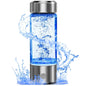 Home office and travel hydrogen water bottle generator - USB rechargeable portable glass hydrogen water bottle