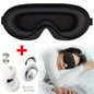 3D Sleep Mask With Noise Ear plug, Adjustable Strap, Light Blocking Night Eye Mask, Soft & Comfortable