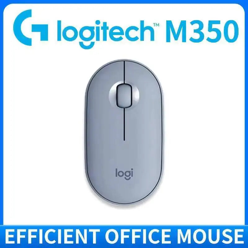 Logitech M350 POP Wireless Mouse Dual Mode Bluetooth 2.4Ghz Silent Click 18-Month Battery For PC Laptop Travel Office