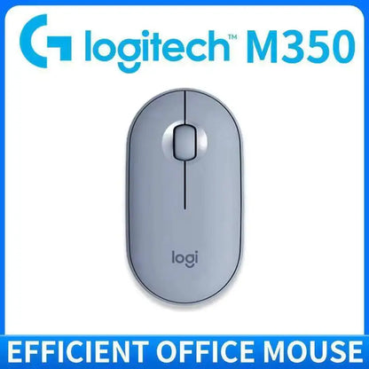 Logitech M350 POP Wireless Mouse Dual Mode Bluetooth 2.4Ghz Silent Click 18-Month Battery For PC Laptop Travel Office
