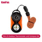 KANPAS Thermometer Compass Kit /Quality Thermohygrometer Kit / for Outdoor, Camping,Hiking,Trekking,hunting,LiveSaving,Survival