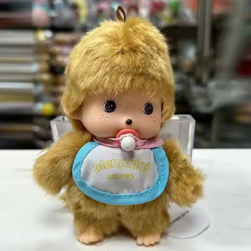 15cm Kid's DIY Monkey Cute Kawaii Plush Doll Soft Super School Bag Pendant Keychain Stuffed Animal Movie Doll Birthday Gift