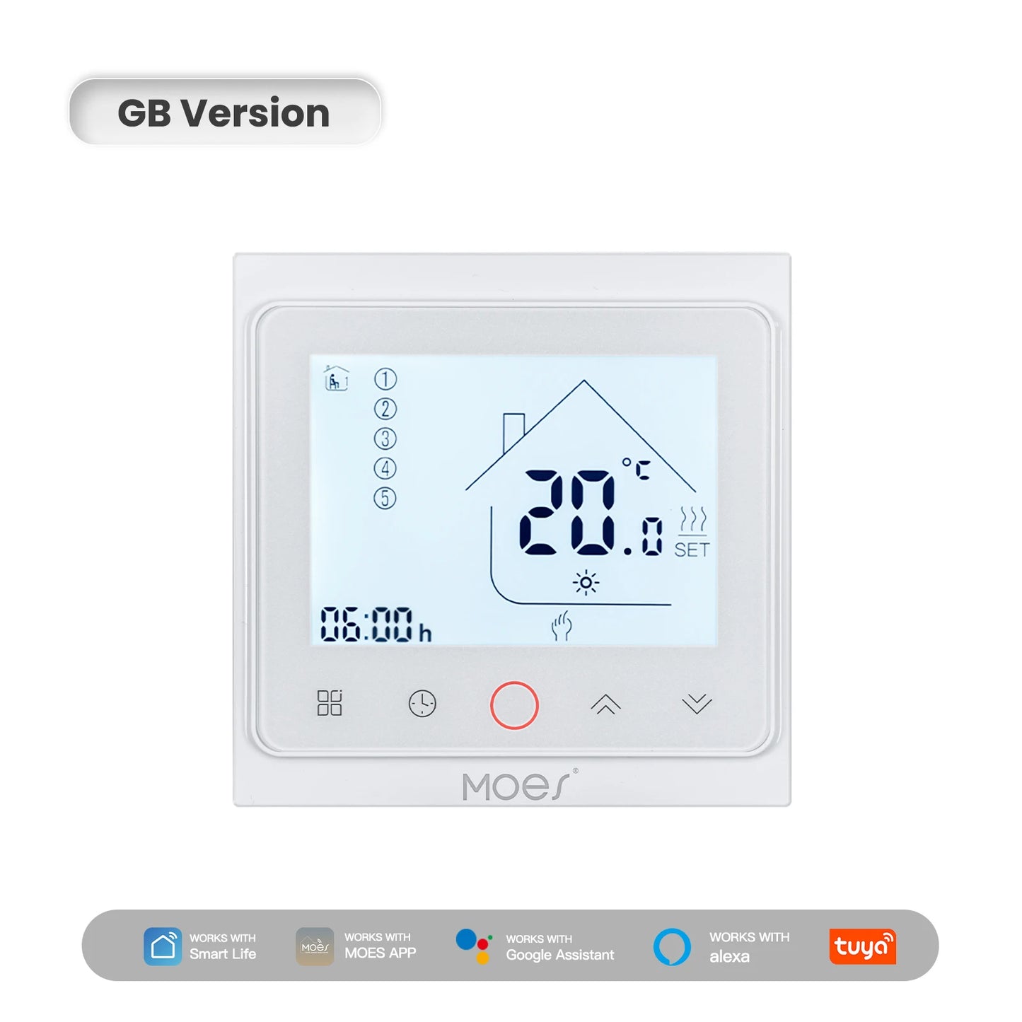 MOES Tuya WiFi ZigBee Smart Thermostat Room Temperature Controller for Water Electric Floor Heating Gas Boiler Alexa Google Home