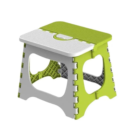 Portable Folding Plastic Stool Outdoor Fishing Camping Bench Small Mazar for Adult Kids Train Trip Garden Use