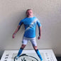 Abstract Erling Haaland Doll Cosplay Haaland Stuffed Cotton Doll Flexible Joint Football Star Action Figurine Boys Fans Gift