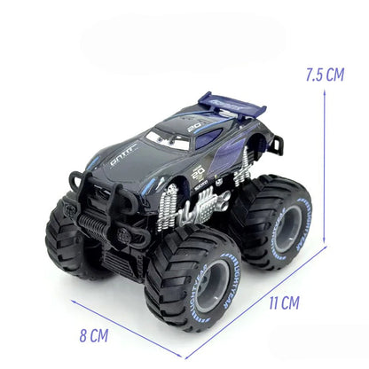 Hot Sale Bandai Pixar Cars Lightning McQueen Mater Mack Uncle Metal Model Racing Car Toys Children's Birthday NEWYEAR Gifts