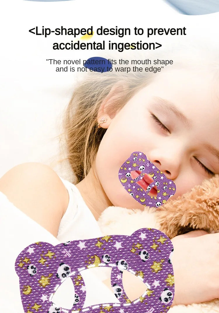 30Pcs Anti-Snoring Stickers Children Adult Night Sleep Lip Nose Breathing Improving Patch Mouth Correction Orthosis Tape