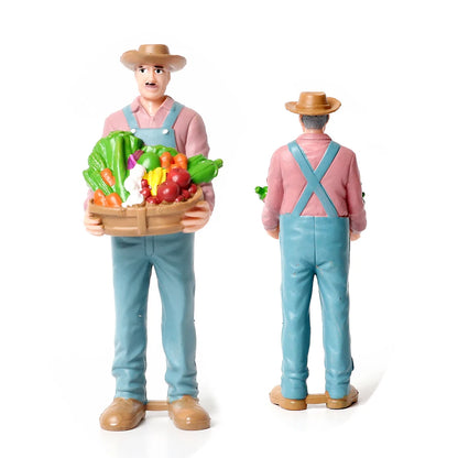Realistic Professionals Pretend Career People Figures,Representing a Variety Of Occupations From Fire Fighter to Nurse Figurines
