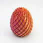 3D printed dragon egg stress relief model, deformable twist egg, creative fidget toy desk ornament.